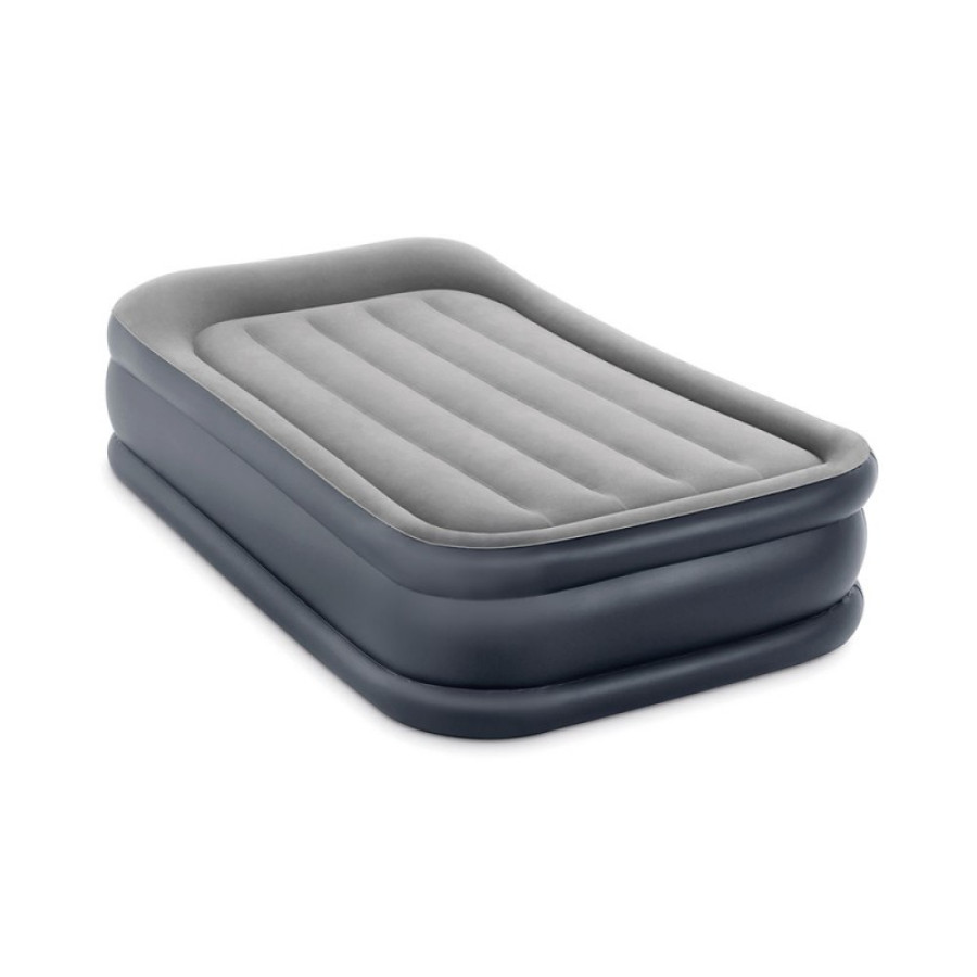 Lit Gonflable Intex Pillow Rest Raised Électrique 1 Place - Noir